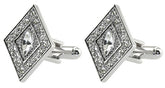 Diamond Shaped Cufflinks - TimeLine Gifts